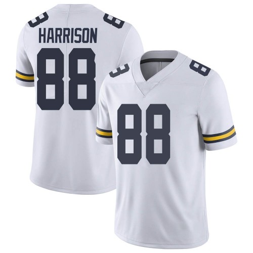 Mathew Harrison Michigan Wolverines Men's NCAA #88 White Limited Brand Jordan College Stitched Football Jersey PXA7554DM